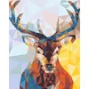 Image de Peinture par numéro Figured'Art Renne moderne 40x50 cm