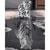 Image de Peinture par numéro Figured'Art Chaton reflet tigre 40x50 cm