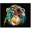 Image de Peinture par numéro Figured'Art Babouin pop art 40x50 cm
