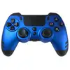 Image de Steelplay Slimpack - Manette sans Fil 2,4 GHz, Compatible PS4/PS3/PC, Double Retour de Vibration, 4 palettes arrière programmables, Ergonomique et Confortable - Bleue