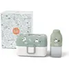 Image de Monbento KidsGeschenkBox Set 3tlg. Grüner Waschbär, Lunch box, Vert