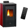 Image de Poêle à granulés air Anita 9,4 kW Bordeaux Sannover