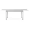 Image de Table a manger extensible sans tiroir 10 personnes rectangulaire en MDF L 200 cm