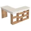 Image de Bureau d'angle design avec étagères TYO CONCEPT USINE