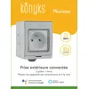 Image de Prise extérieure WiFi Konyks Pluviose, IP 55, contrôle vocal avec Alexa et Google Home, 16A, automatisations faciles