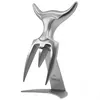 Image de Fourchette à viande Tridens brossée + Socle en inox