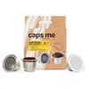 Image de 3 capsules de café réutilisables Caps me compatibles avec Nespresso
