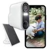 Image de Caméra Wi-Fi d’extérieur sans fil avec panneau solaire