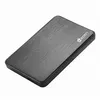 Image de Heden : Boîtier HDD 2.5 SATA avec USB 3.0 en aluminium noir BEHED25USB3