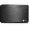 Image de Helden Boitier externe USB 3.0 compatible pour disque 2,5" S-ATA (Noir) (2.5"), Boîtier pour disques durs, Noir