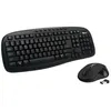 Image de Heden - Ensemble clavier et souris - 4 buttons, multimedia, optical - sans fil - 2.4 GHz - noir