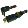 Image de Helden Câble HDMI 1.4 coudé à 90° 2m M/M (Noir) (2 m), Câble vidéo, Noir