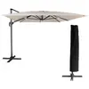 Image de Parasol déporté MOLOKAI rectangulaire 3x4m beige + housse