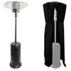 Image de Parasol chauffant OSLO - chauffage d'extérieur gaz - acier noir + housse
