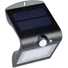 Image de V-TAC, Éclairage d'extérieur, VT7672 1,5 W LEDApplique solaireBoîtier blanc naturel, noir (220 lm, IP65)