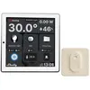 Image de Shelly Présentoir mural blanc + BLU H&T Ivory, Thermostat, Blanc