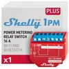 Image de Shelly plus 1pm - relais interrupteur connecté avec compteur de conso - wi-fi et bluetooth - domotique - commande à distance éclairage