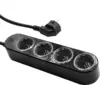 Image de SHELLY - Multiprise Matter, Zigbee, WIFI, Bluetooth Power Strip Gen4 Noir