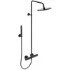 Image de Ideal Standard, Système de douche, IDS Thermostat de douche apparent CERATHERM avec système de douche T25 Silk Black