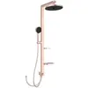 Image de Ideal Standard, Système de douche, Système de douche Alu+ sans robinetterie, 2 tablettes, douchette 2F, pommeau de douche 2F