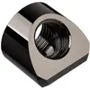 Image de EKWB EK-Quantum Adaptateur de couple 45 degrés G1/4 pouce femelle vers G1/4 pouce femelle - Nickel noir, Raccord, Noir