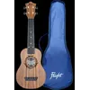 Image de Flight TUS50 - ukulele travel en ABS - Walnut