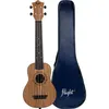 Image de Flight Travel Series TUSL50 Walnut Salamander Concert Scale ukulélé soprano avec housse