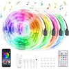 Image de Ruban LED Bleutooth 20M Bande LED 300 LEDs Guirlande Lumineuse avec Télécommande, Contrôlé par APP, Synchroniser avec Rythme de Musique