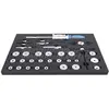 Image de Unior, Rangement d’outils : accessoires, Kit de presse à roulement 1600SOS20-US, noir