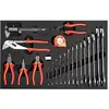 Image de Unior, Rangement d’outils : accessoires, 1600SOS22 Werkzeugset 24-tlg., SOS-Modul schmal, 364x564mm, red