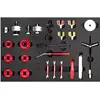 Image de Unior, Rangement d’outils : accessoires, 1600SOS26 Werkzeugset 24-tlg., SOS-Modul schmal, 364x564mm, red