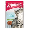 Image de 22x100g Schmusy Ragout in Jelly thon nourriture pour chat humide