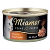 Image de 1x100g Filets Fins thon, oeuf de caille en gelée Miamor - Nourriture pour Chat
