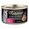 Image de 1x100g Filets Fins poulet, riz en gelée Miamor - Nourriture pour Chat