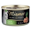 Image de 1x100g Filets Fins thon blanc, légumes en gelée Miamor - Nourriture pour Chat