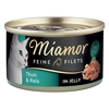Image de 1x100g Filets Fins thon blanc, riz en gelée Miamor - Nourriture pour Chat