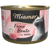 Image de 12 x 185g boeuf Miamor Proies fines nourriture humide pour chats