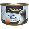 Image de 12 x 185g saumon Miamor Proies fines nourriture humide pour chats