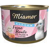 Image de 12 x 185g chaton Poulet, Saumon Miamor Proies fines nourriture humide pour chats