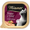 Image de 16x 100g Miamor Feines & Filet Volaille Pure & Jambon nourriture pour chat humide