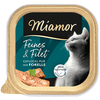 Image de 16 x 100 g Miamor Feines & Filet Volaille Pure & Truite nourriture pour chat humide