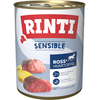 Image de 6x800g RINTI Sensible cheval, foie de poulet, pommes de terre Nourriture pour chien humide