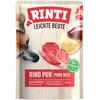 Image de 10x400 g RINTI plaisir léger boeuf pur nourriture humide pour chien