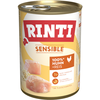 Image de 6x400g Sensible poulet, riz Rinti - Nourriture pour chien