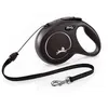 Image de Laisse New Classic M Cord 8 m black Flexi CL20C8-251-S-20