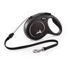 Image de Laisse-cordon flexi New Classic M (8 m), noir pour chien - laisse flexi New Classic taille M, noir, 8 m