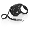 Image de flexi Classic laisse à sangle noir, 3m taille XS : jusqu'à 12kg de chien