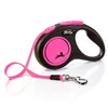 Image de Laisse-enrouleur flexi New Neon (5 m), rose pour chien - taille S : jusqu'à 15 kg