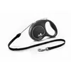 Image de Laisse Black Design S Cord 5m black/ silver Flexi FU12C5-251-S-SI