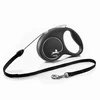 Image de Laisse-cordon flexi Black Design (5 m), noir pour chien - taille S : jusqu'à 12 kg